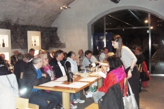 In Kaltern bei der Weinprobe